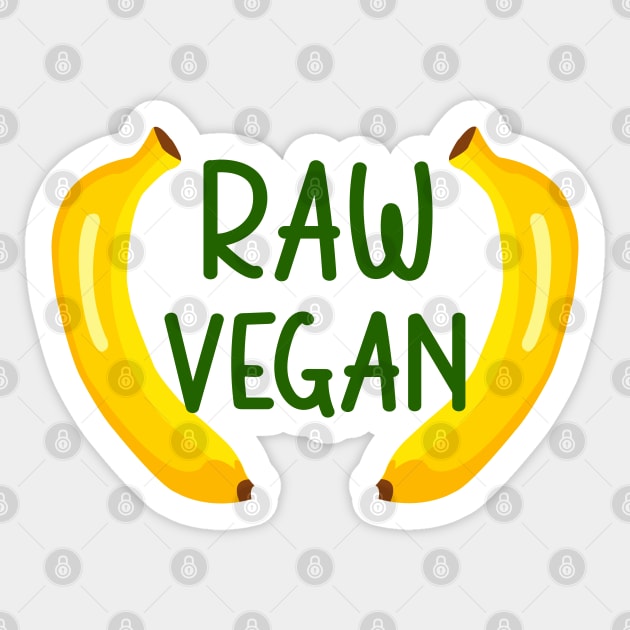 Raw Vegan Sticker by ilustraLiza